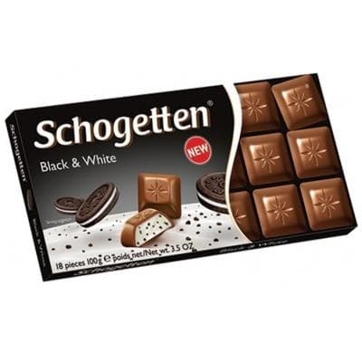 Cokolada black&white Schogetten100g-slika