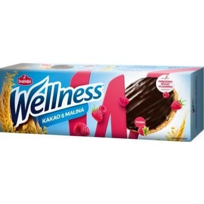 Keks Wellness integ.malina cokolada 150g-slika