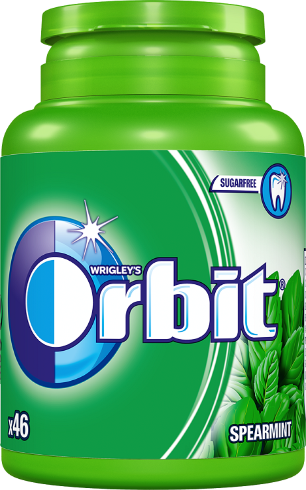 Zvake Spearmint 46p bottle Orbit 64g-slika