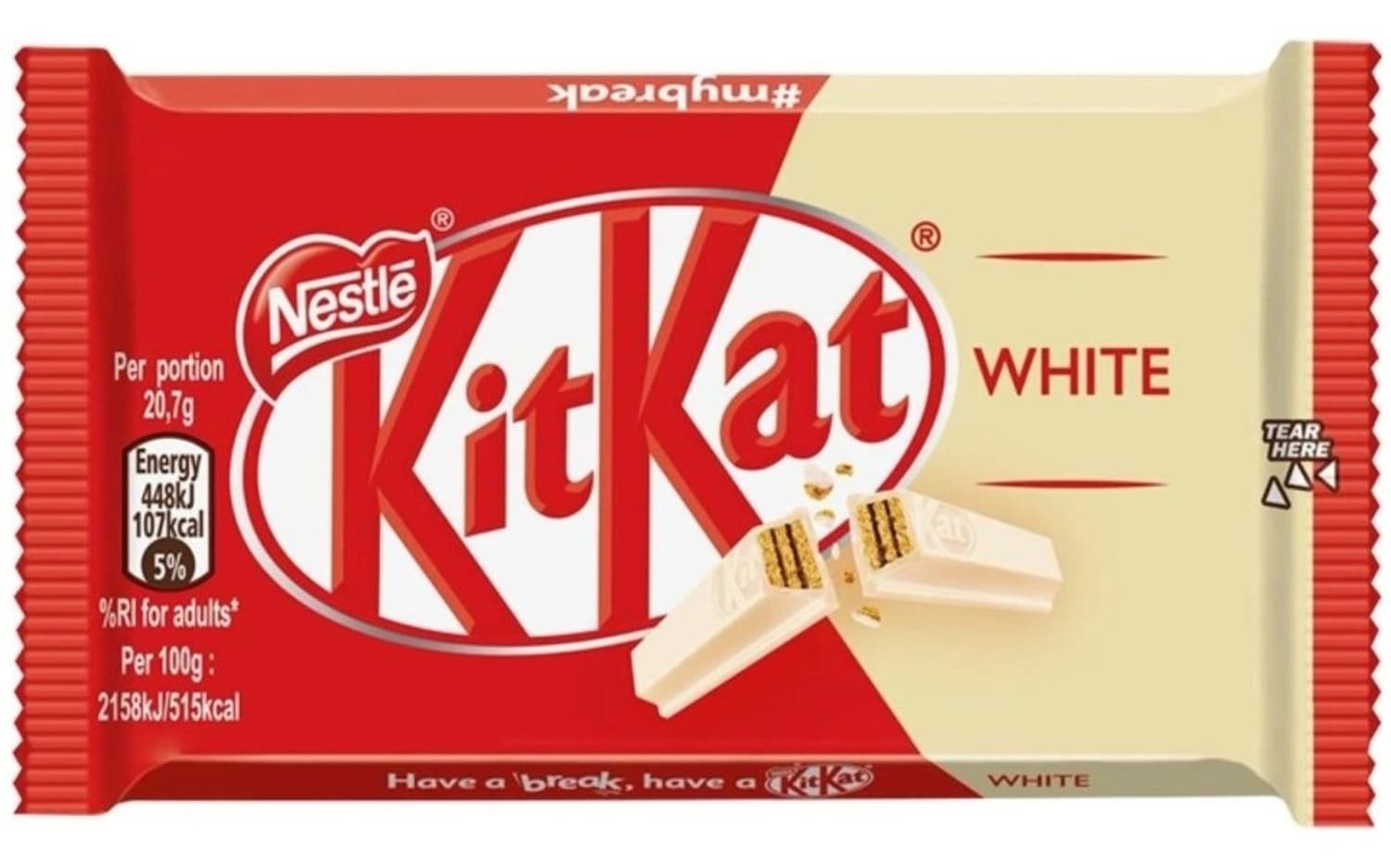 Napolitanka 4 bela cokolada KitKat 41.5g-slika