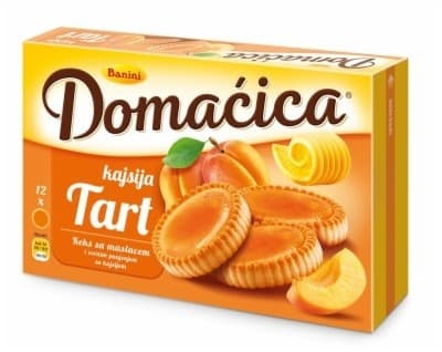 Keks Tart kajsija Domacica 210g-slika