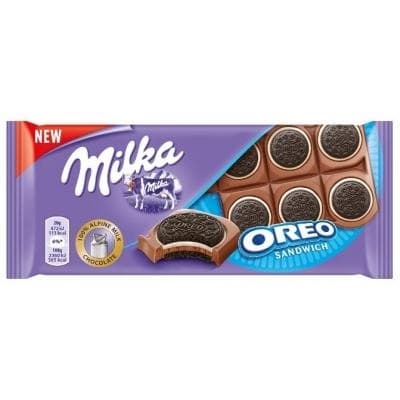 Cokolada Oreo sandwich Milka 92g-slika