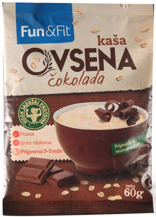 Ovsena kasa cokolada Fun&Fit 60g-slika