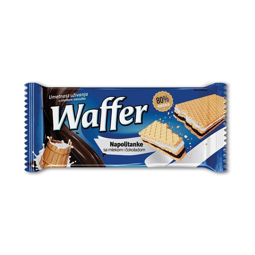 VAFL MLEKO ČOKO 170G WAFFER-slika