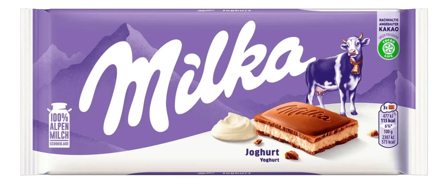 ČOKOLADA MILKA 100G JOGURT-slika