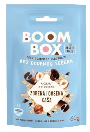 Ovsena kasa lesnik cokolada Boom Box 60g-slika