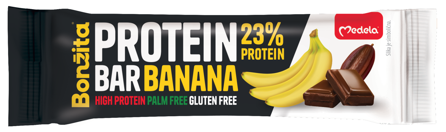 ČOKOLADICA BONŽITA PROTEIN BAR 50G BANANA-slika