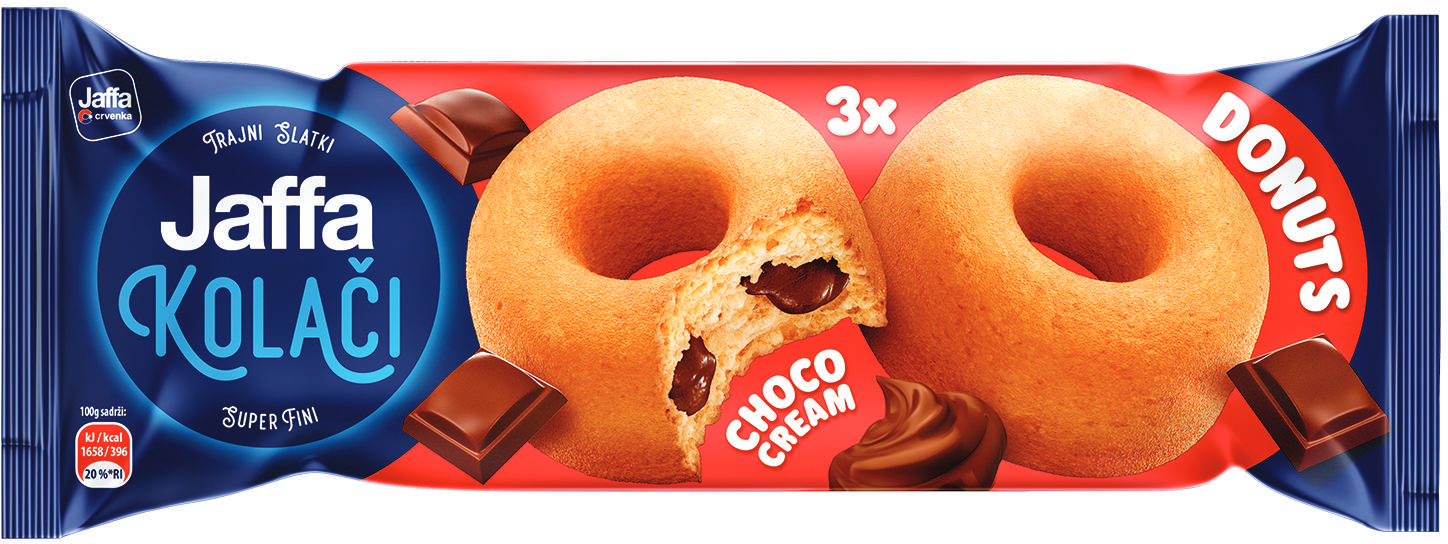 Krofna neprelivena Choco cream 75g Jaffa-slika