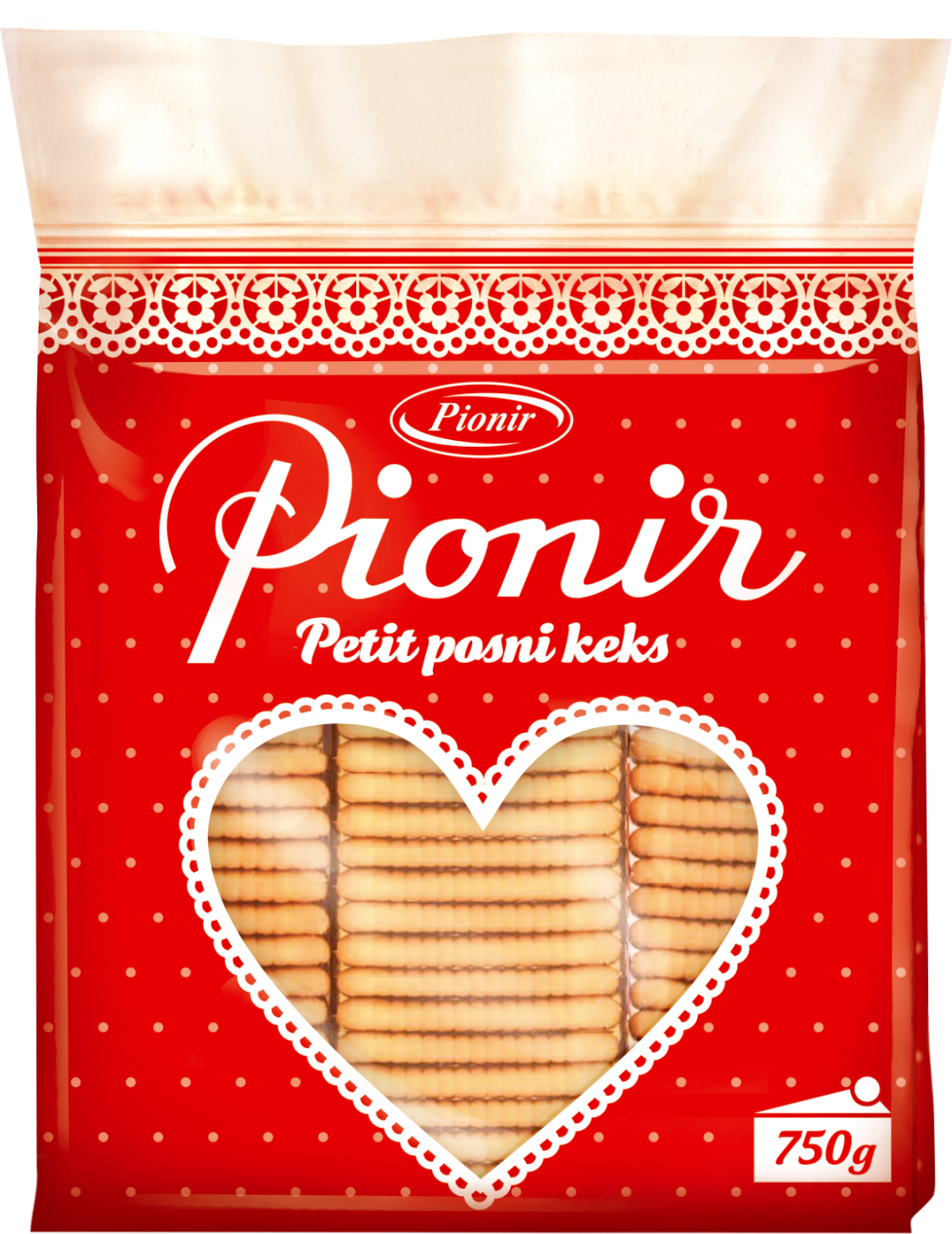 Keks posni Pionir 750g-slika