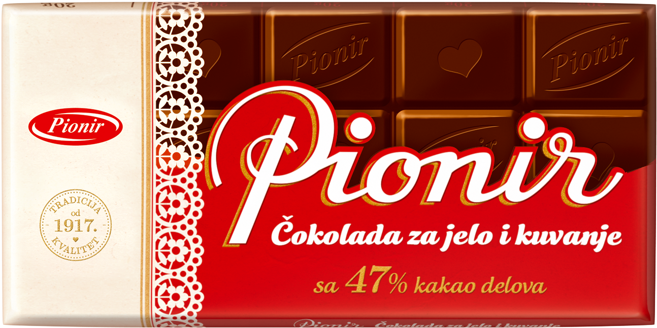 Cokolada za jelo i kuvanje Pionir 100g-slika