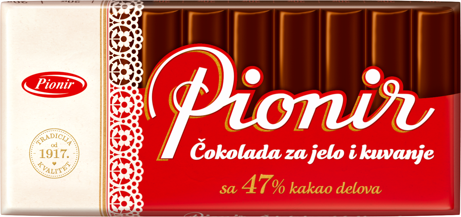 Cokolada za jelo i kuvanje Pionir 200g-slika