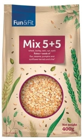 MIX pahulj.i semenke 5+5 F&F 400g-slika