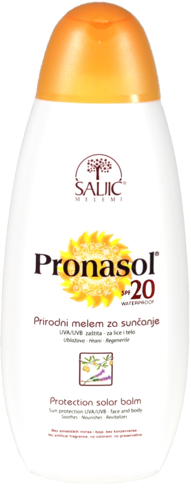 Losion za sunčanje ŠALJIĆ Pronasol SPF20 200ml-slika