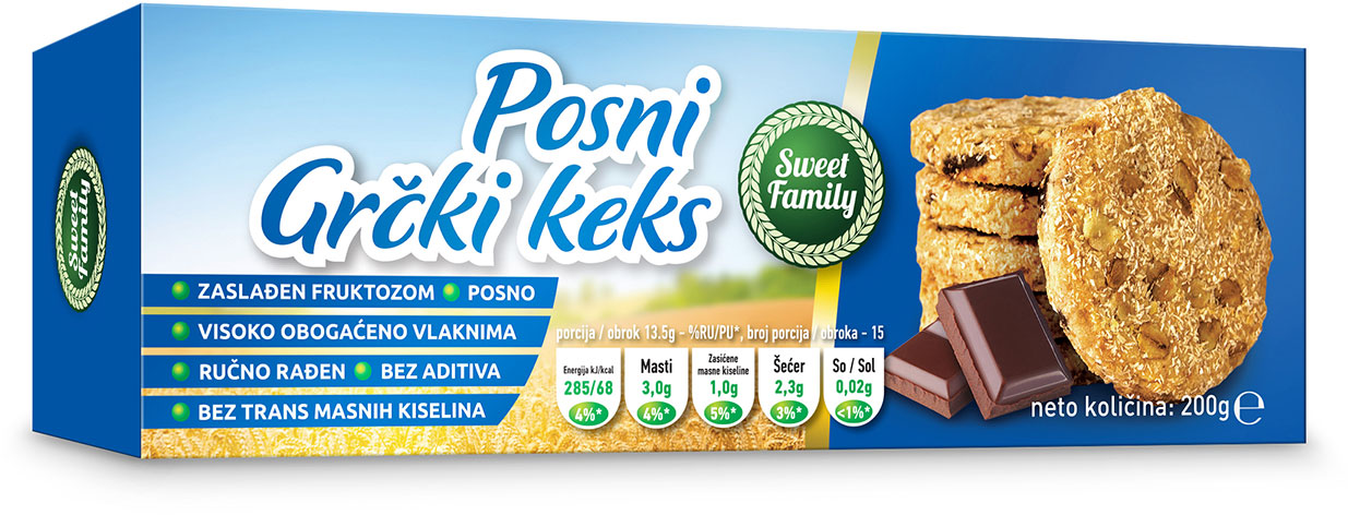 Keks posni Grcki 200g-slika