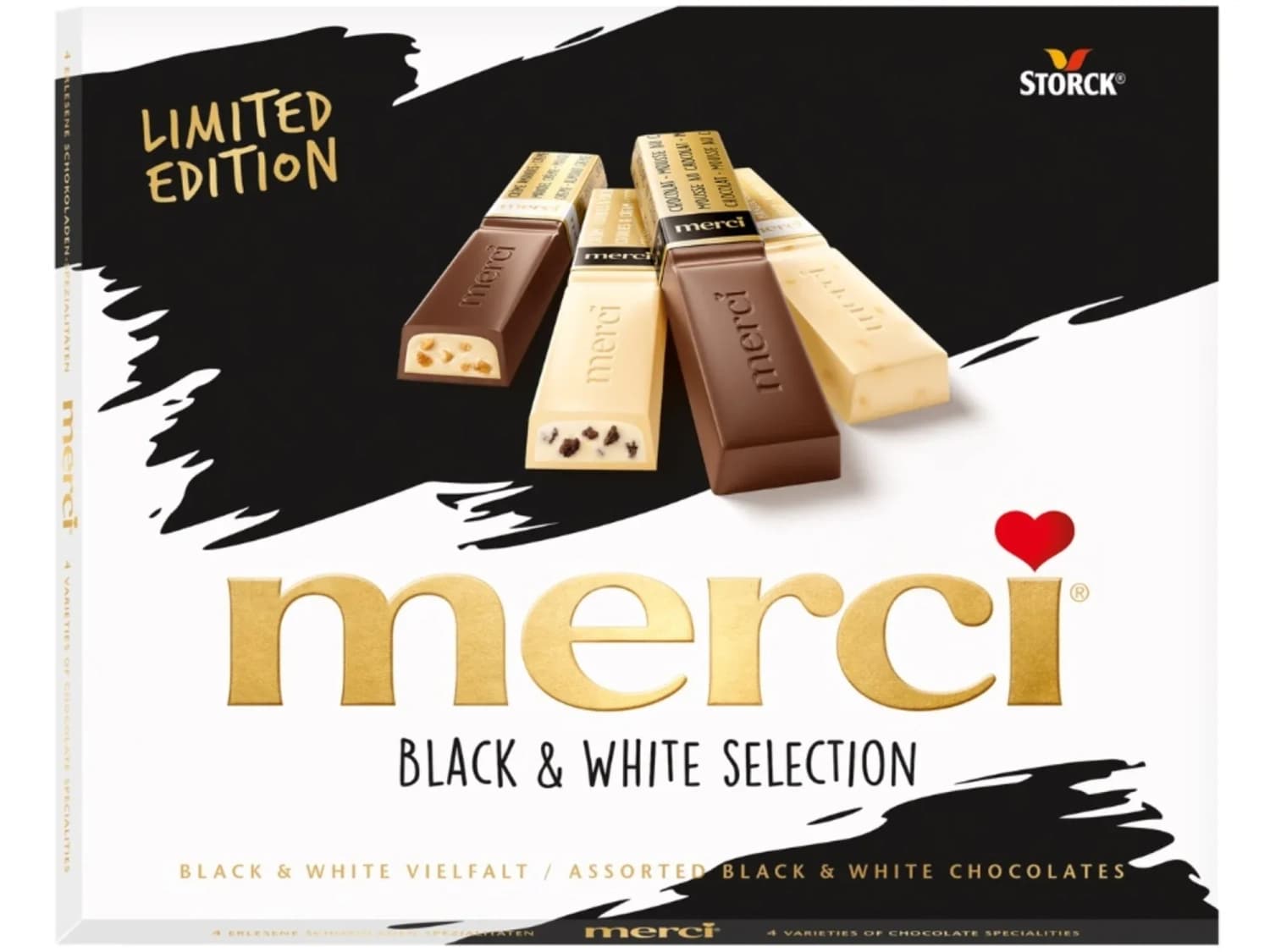 PRALINE BLACK&WHITE 240G MERCI-slika