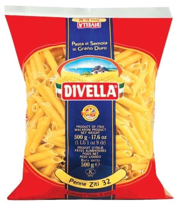 Testen.Penne Ziti Rigate 27 Divella 500g-slika