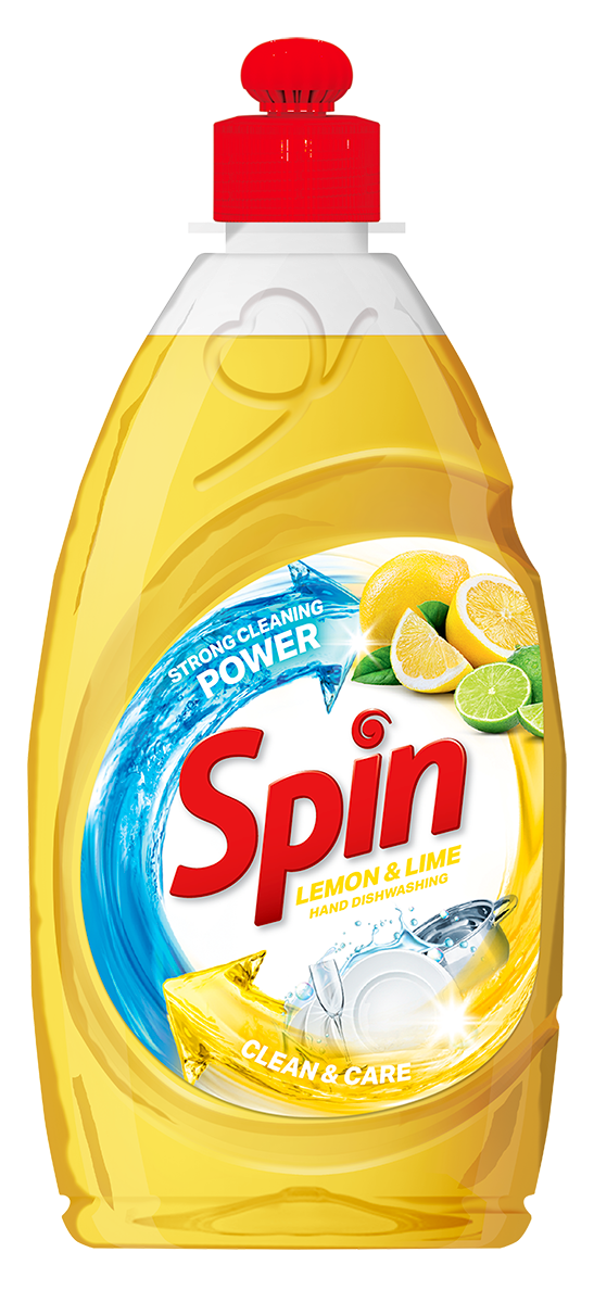 Det.za sudje lemon&lime Spin 450ml-slika