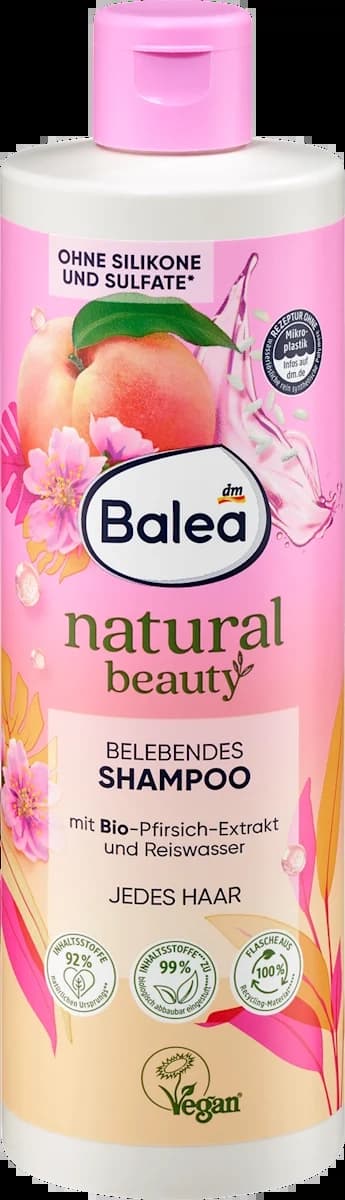 Šampon za kosu BALEA Natural beauty breskva 400ml-slika