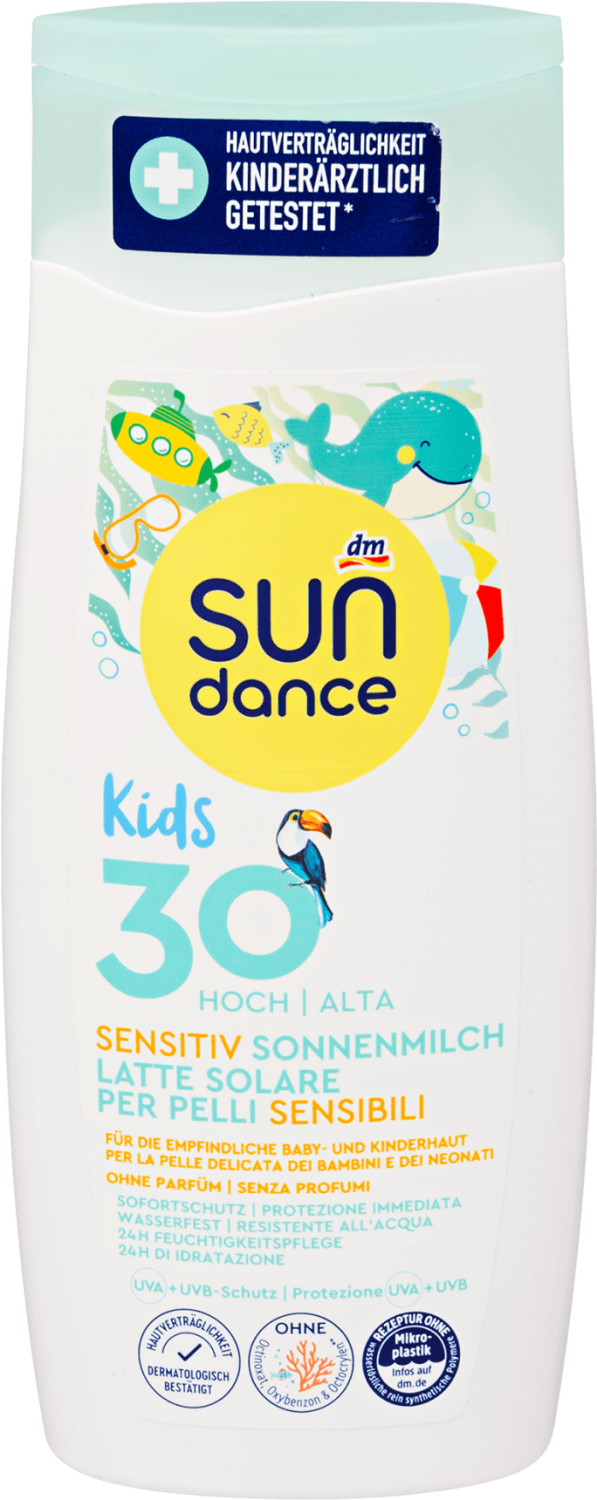 Mleko za sunčanje SUNDANCE Kids sensitiv SPF30 200ml-slika