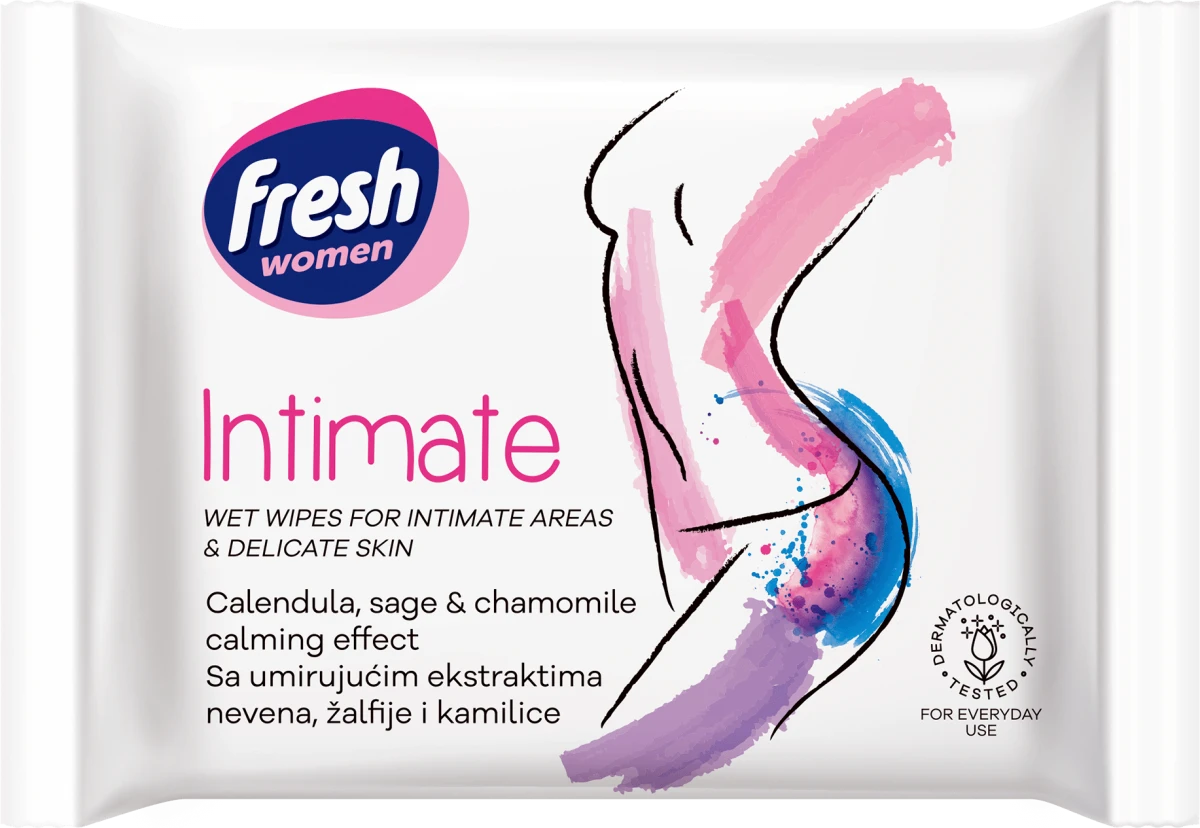 VLAŽNE MARAMICE INTIMATE 20/1 FRESH-slika