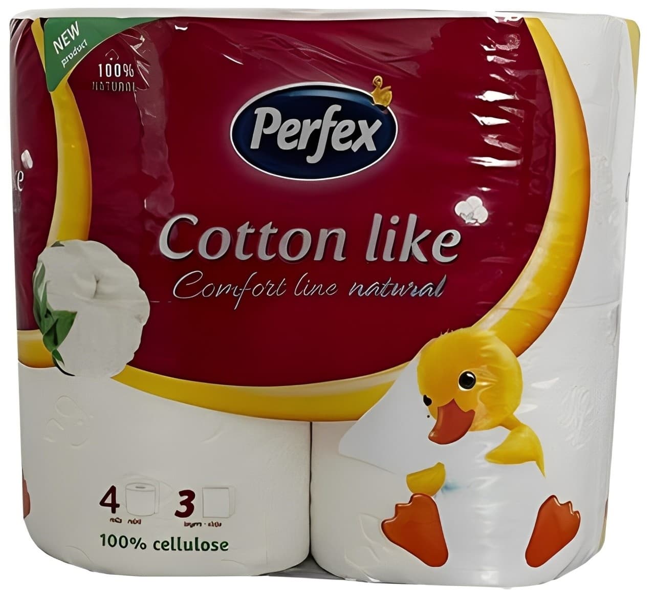 Toalet papir Cotton comf.line nat.4/1 3s-slika