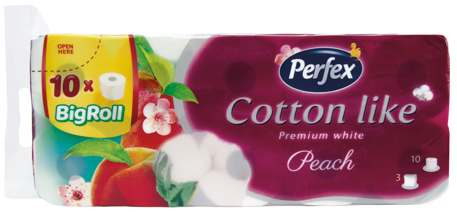 Toilet paper Cotton peach Perfex 3s 10/1-slika
