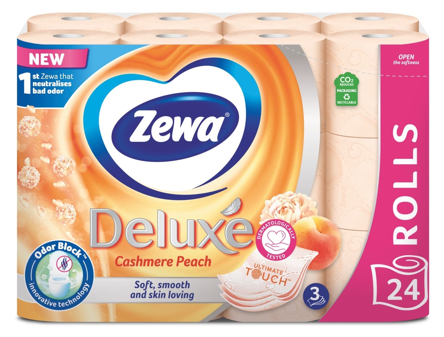 TP ZEWA DELUXE PEACH 3SL 24/1-slika