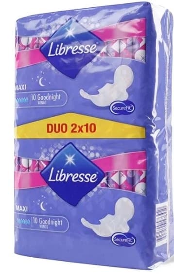 Ulosci Libresse Maxi Goodnight duo 2x10-slika