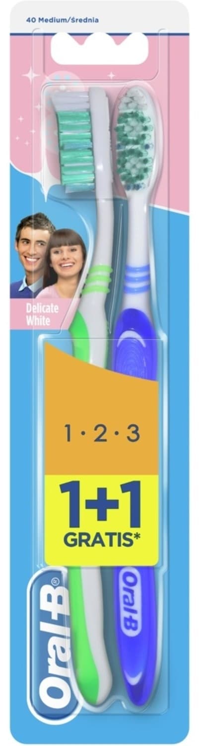 Oral-b Delic.White 3ef.40Med 1+1grat.-slika