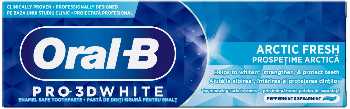 Pasta Pro 3DW ArcticFresh Oral B 75ml-slika