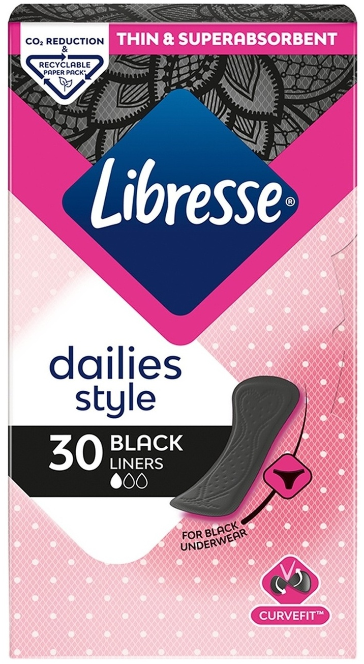 Dnevni ulosci Libresse normal 30 crni-slika