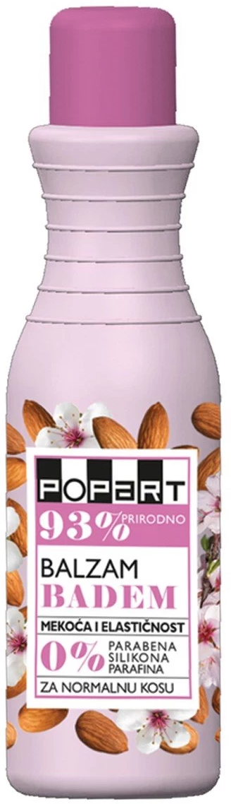 Balzam Popart badem 93% prirodno 440ml-slika
