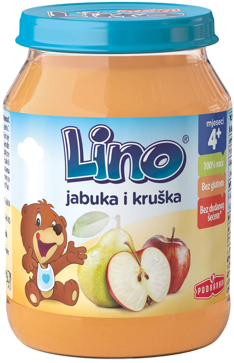 KAŠICA LINO JABUKA KRUŠKA 190G-slika