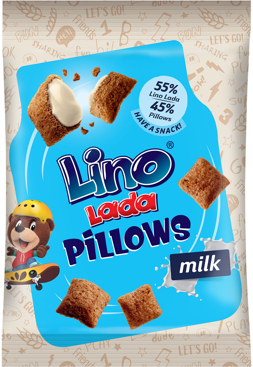 CEREALIJE LINO PILLOWS MILK 80G-slika