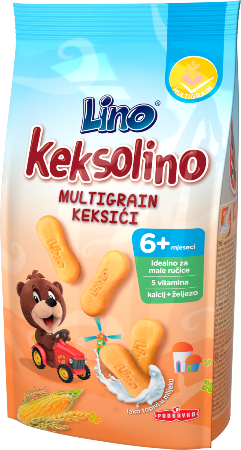 Keksolino keksici multigrain Lino 140g-slika