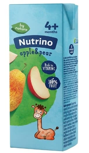 Sokic jabuka/kruska Nutrino 200ml-slika