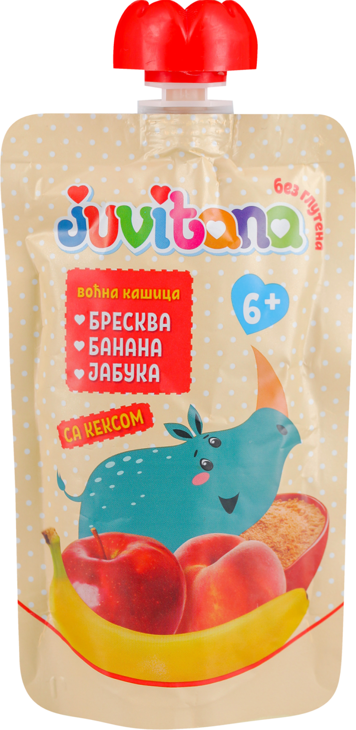 Bres.bana.jab.i keks.Juvitana 100g pouch-slika