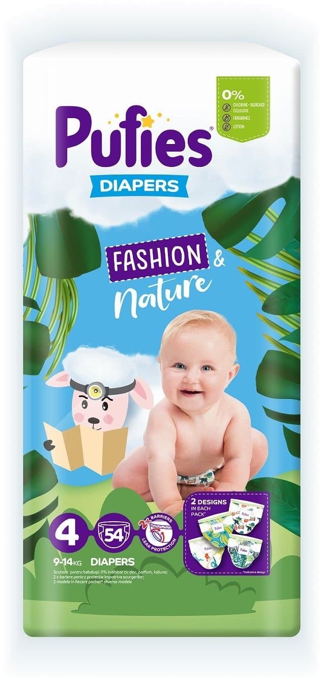 PELENE MAXI NATURE 4 54/1 PUFIES-slika