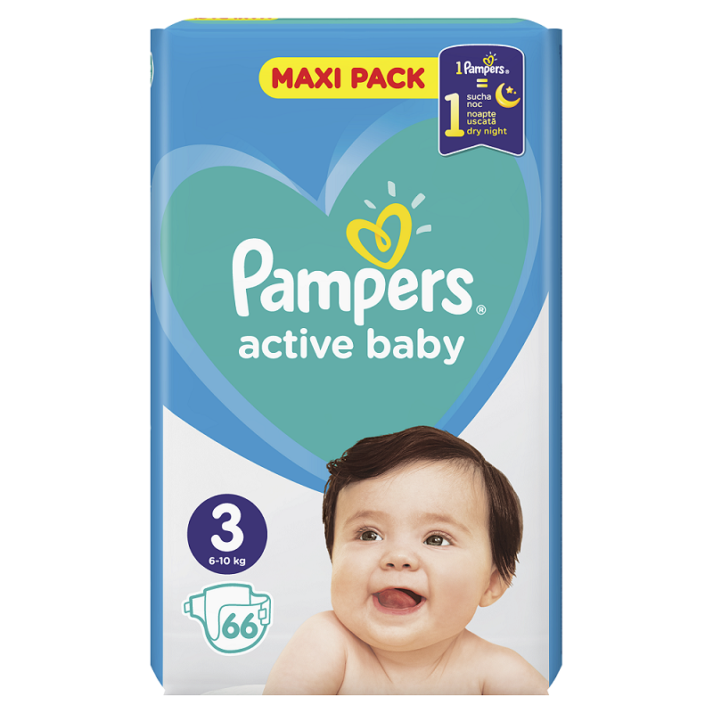 PELENE PAMPERS ACTIVE BABY 3 610KG 661-slika