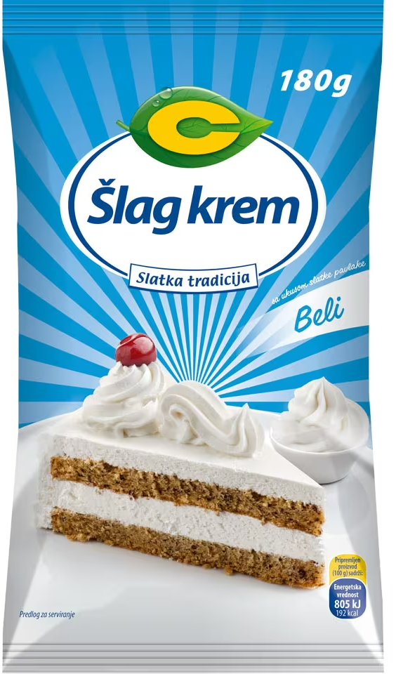 Slag krem beli 180g-slika
