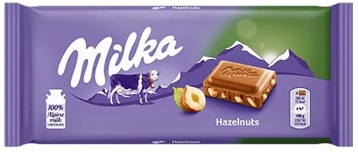 Cokolada haselnuss Milka 80g-slika