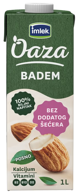 Nap.od badema bez sec.Oaza Imlek 1l TB-slika