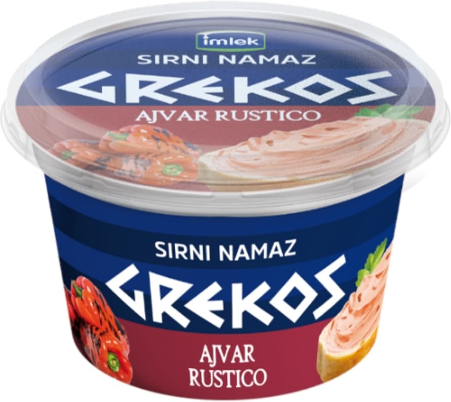 Sirni namaz ajvar rustico Grekos 200g-slika