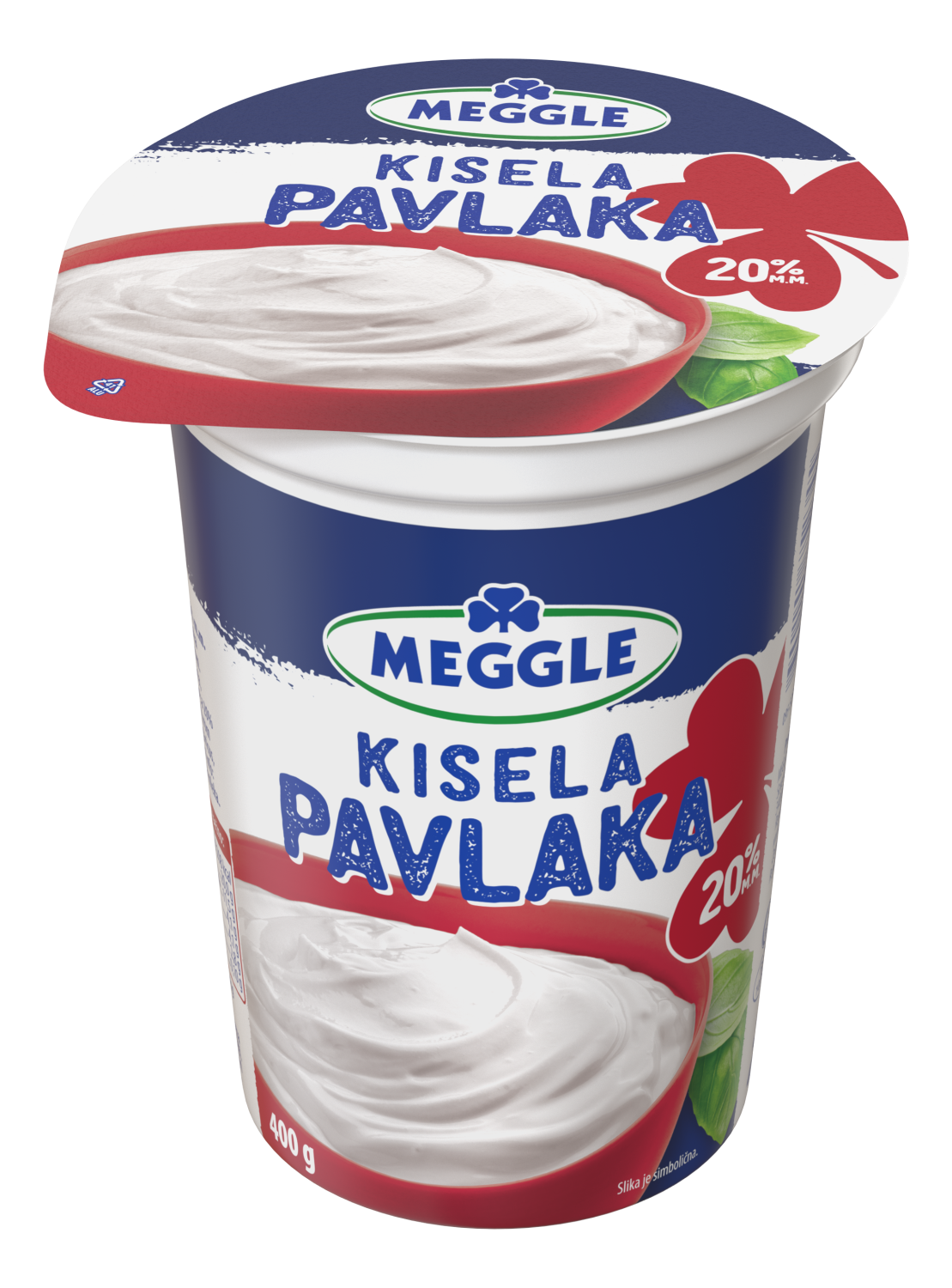 Kisela pavlaka 20%mm Meggle casa 400g-slika