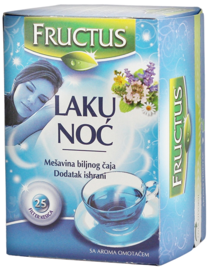 ČAJ ZA OPUŠTA LAKU NOĆ 30G FRUCTUS-slika