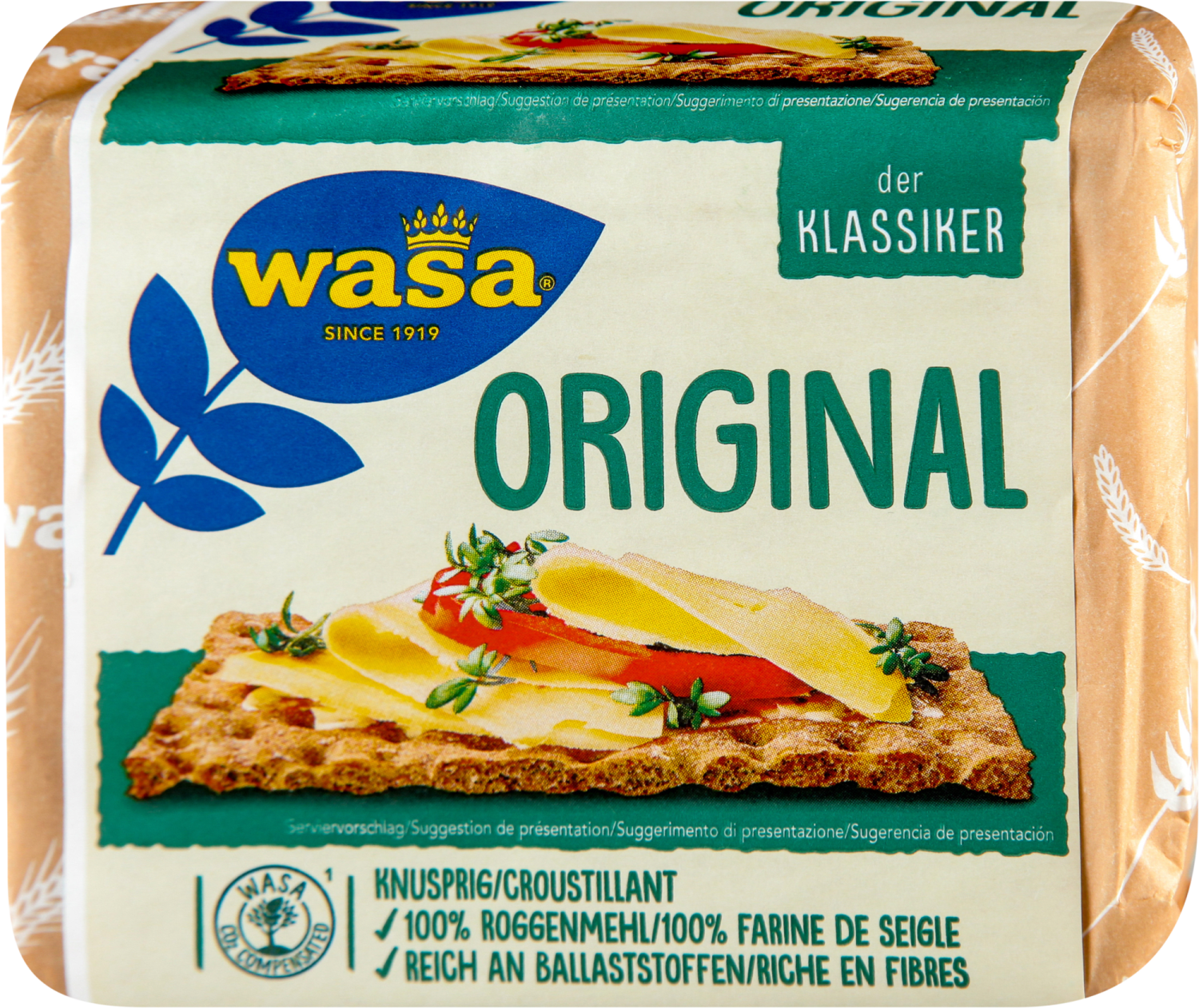 Hrskav hleb Wasa Original 205g-slika