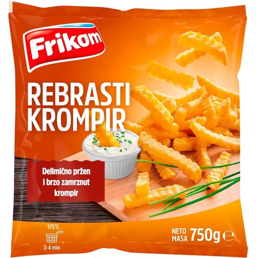 Rebrasti pomfrit 750g Agristo-slika