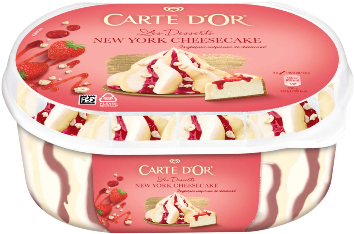 Sladoled New York Cheesecake CDO 825ml-slika