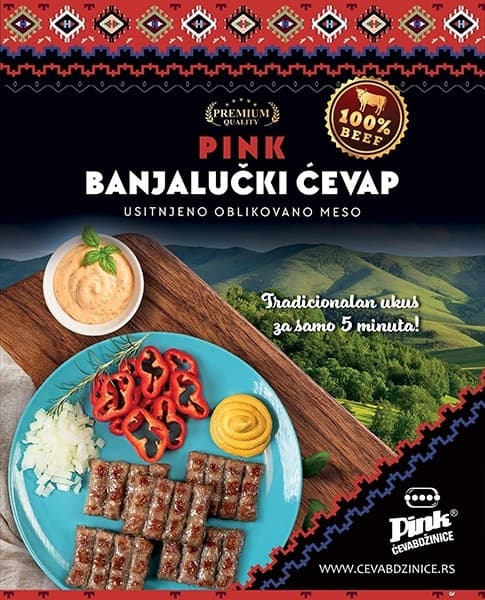 Smrznuti Banjalucki cevap Pink 300g-slika