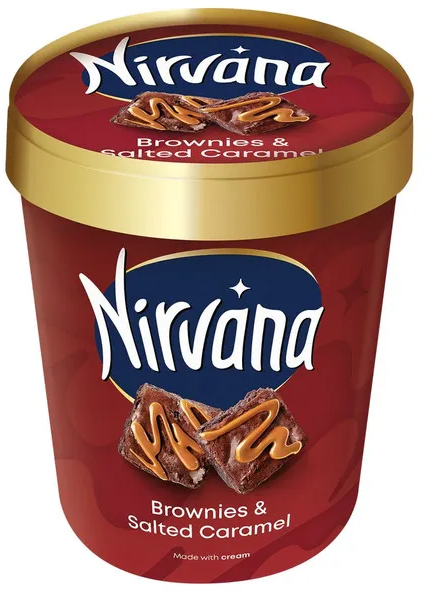Sladoled Nirvana karamela,brauni 302g-slika